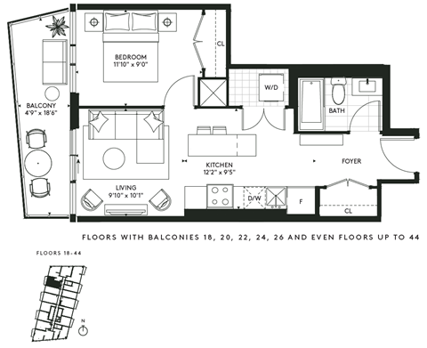 450 Front Street West Studio-3 Beds Apartment for Rent - Photo Gallery 45